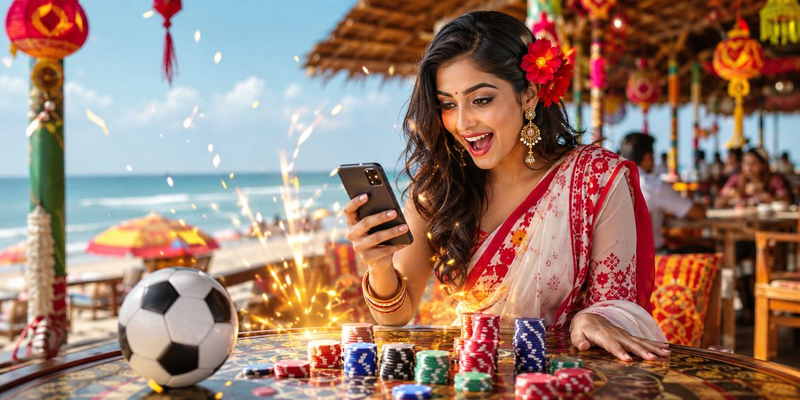 কক্সবাজার সমুদ্রসৈকতে পহেলা বৈশাখে ct66 ফুটবল বেটিং উপভোগ করছেন একজন ভক্ত